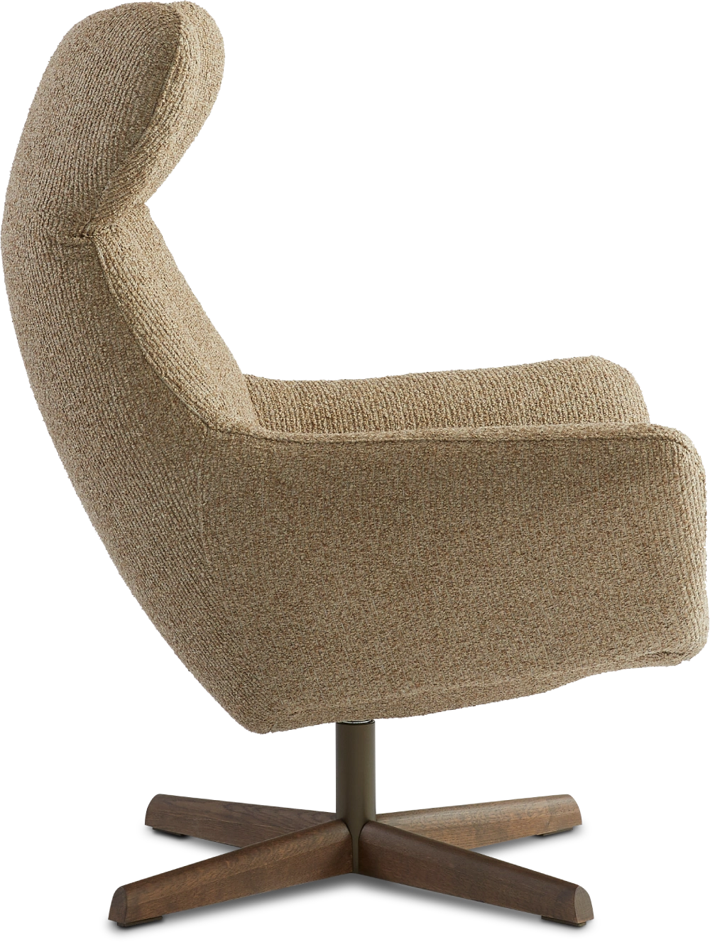 Fauteuil Joe houten draaivoet Dyyk 4