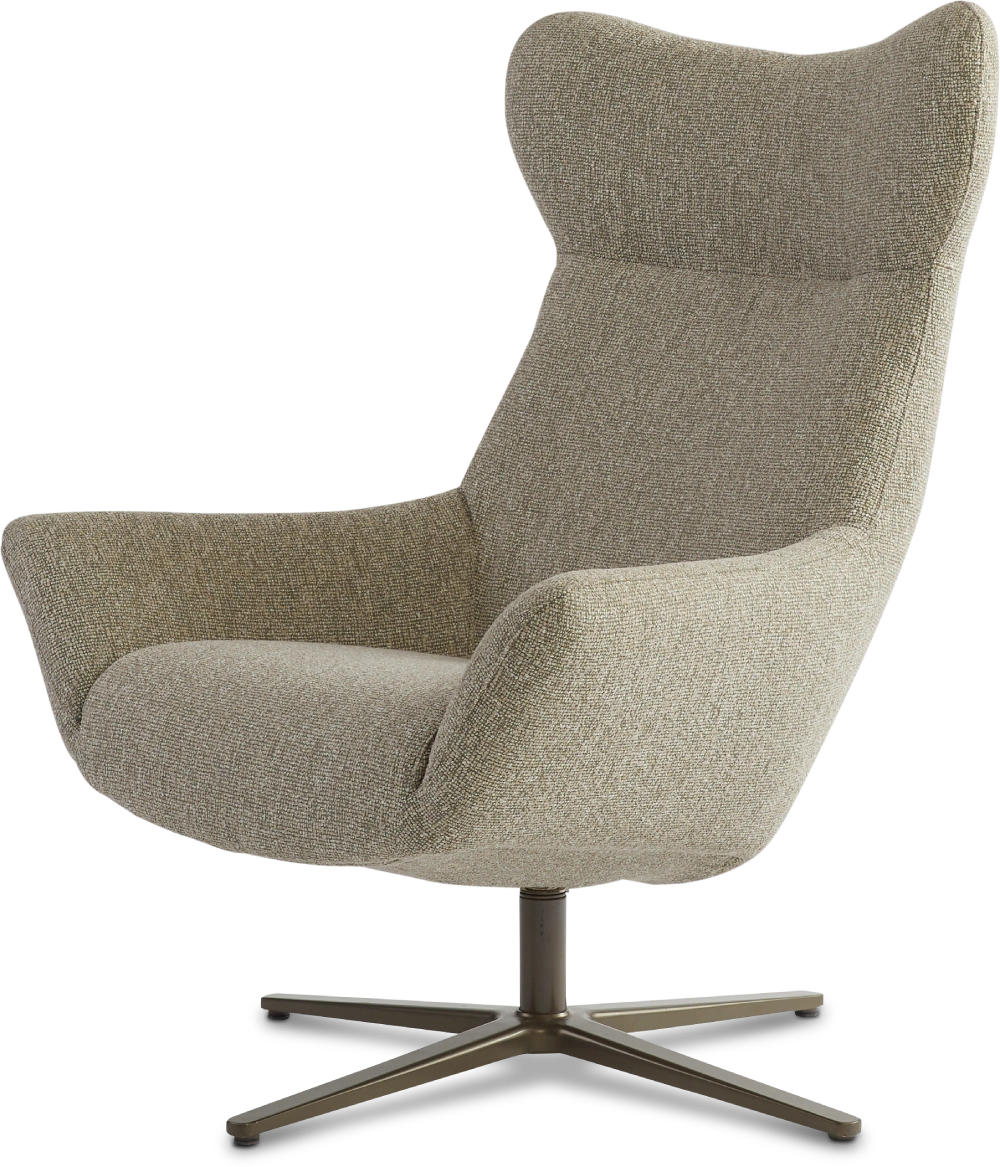 Fauteuil Joe metalen draaivoet Dyyk 2