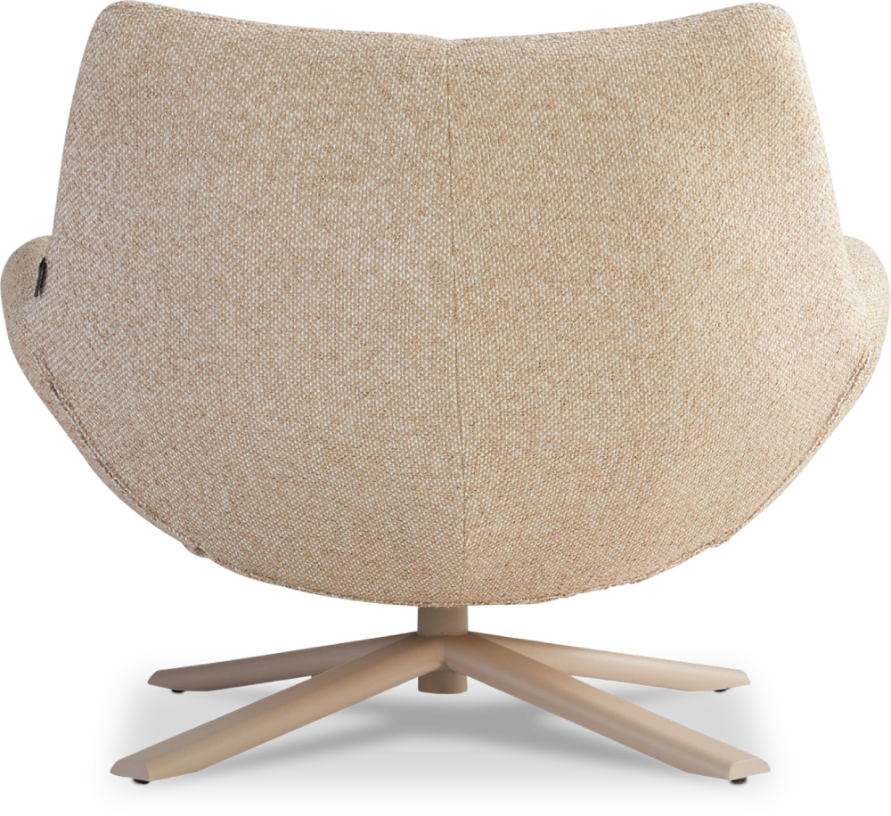 Fauteuil Rocco draaivoet metaal laag Dyyk 4